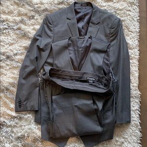 Express Men’s Gray Producer Suit